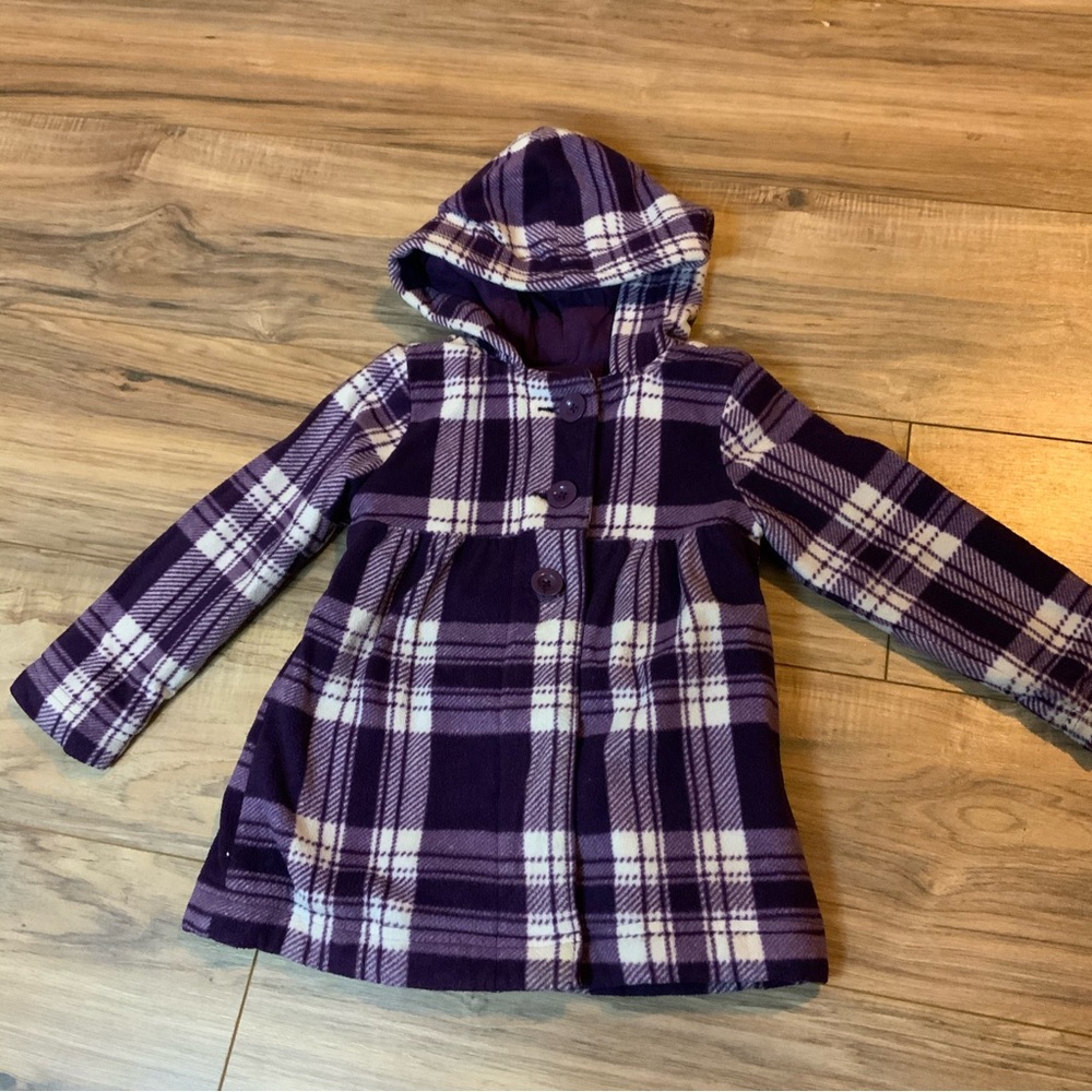 Toddler plaid sweater jacket